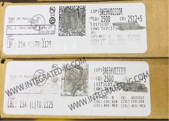 SN65HVD232DR एकीकृत सर्किट चिप 3.3V CAN ट्रांससीवर SOIC8 CAN बस ट्रांससीवर