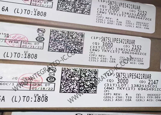 SN75LVPE5412RUAR एकीकृत सर्किट चिप PCIe 5.0 32Gbps 4-चैनल रैखिक रीड्राइवर