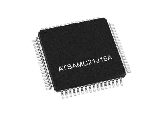 ATSAMC21J16A-AU माइक्रोकंट्रोलर MCU SAM C21 माइक्रोकंट्रोलर TQFP64 32Bit MCU