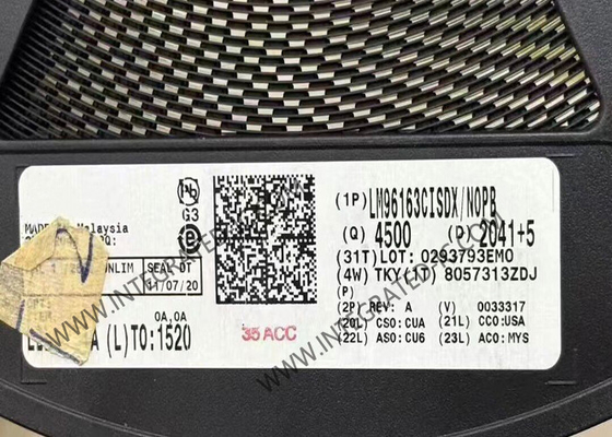 LM96163CISDX सेंसर आईसी रिमोट डायोड डिजिटल तापमान सेंसर WSON-10