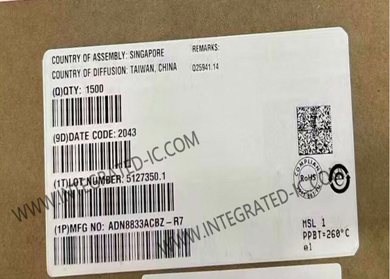 एकीकृत सर्किट चिप ADN8833ACBZ 1A थर्मोइलेक्ट्रिक कूलर ड्राइवर WFBGA25