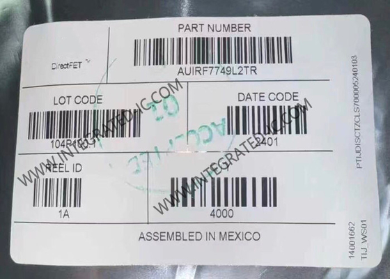 एकीकृत सर्किट चिप AUIRF7749L2TR ऑटोमोटिव 10V पावर सिंगल MOSFET ट्रांजिस्टर