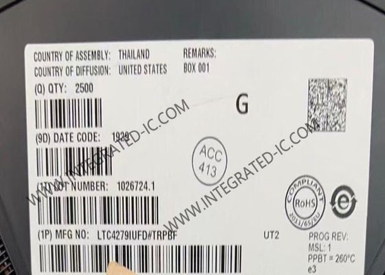 LTC4279IUFD एकीकृत सर्किट चिप एकल पोर्ट PoE पावर सोर्सिंग उपकरण नियंत्रक