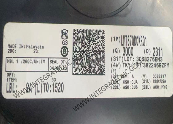 सेंसर आईसी LMT87QDCKRQ1 क्लास-एबी आउटपुट एनालॉग तापमान सेंसर