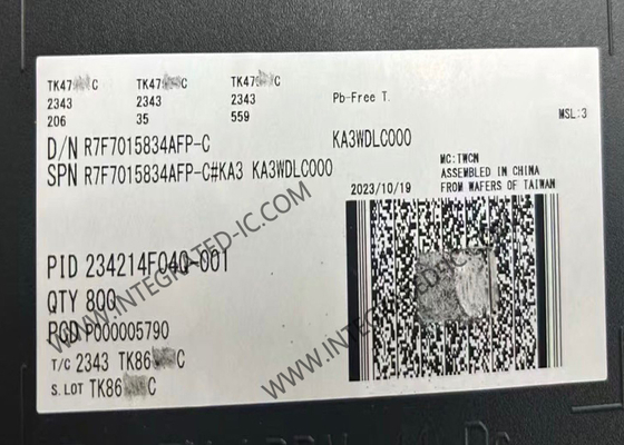 R7F7015834AFP माइक्रो कंट्रोलर MCU कम पावर 120MHz RH850/F1K ऑटोमोटिव माइक्रो कंट्रोलर