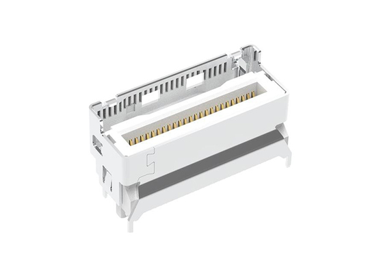 G98V15312HR कनेक्टर 56Gb/s 95Ω मिनी कूल एज IO कनेक्टर 50POS