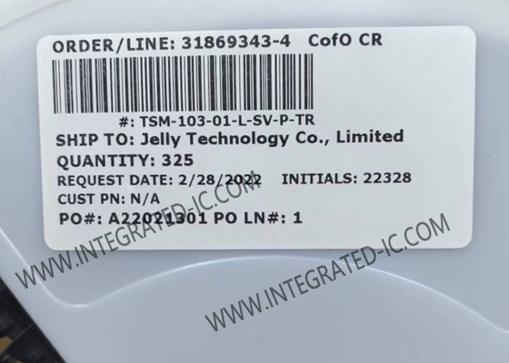 TSM-103-01-L-SV-P-TR कनेक्टर्स बोर्ड टू बोर्ड कनेक्टर्स 3POS टर्मिनल स्ट्रिप