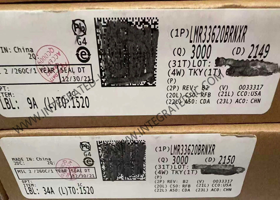 LMR33620BRNXR एकीकृत सर्किट चिप 3.8V से 36V 2A अल्ट्रा-लो ईएमआई के साथ सिंक्रोनस बक कन्वर्टर