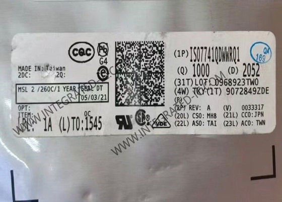 एकीकृत सर्किट चिप ISO7741QDWWRQ1 5000Vrms 4 चैनल डिजिटल आइसोलेटर SOIC16