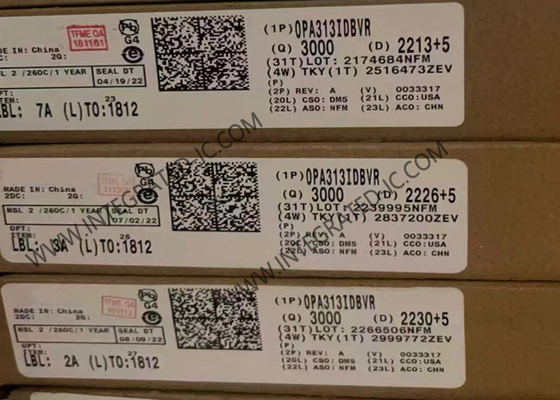 OPA313IDBVR एकीकृत सर्किट चिप एकल 5.5V 1MHz 50μA RRIO परिचालन एम्पलीफायर