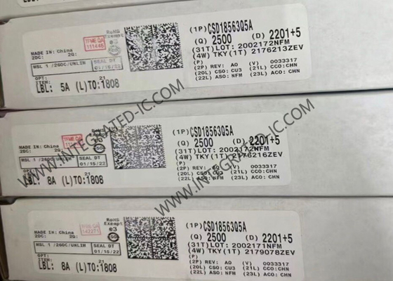 CSD18563Q5A इंटीग्रेटेड सर्किट चिप 60V N चैनल NexFET पावर MOSFET ट्रांजिस्टर