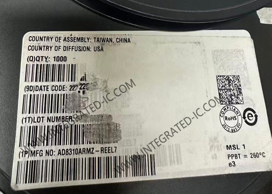 AD8310ARMZ इंटीग्रेटेड सर्किट चिप 95dB लॉगरिदमिक एम्पलीफायर MSOP8 RF पावर डिटेक्टर