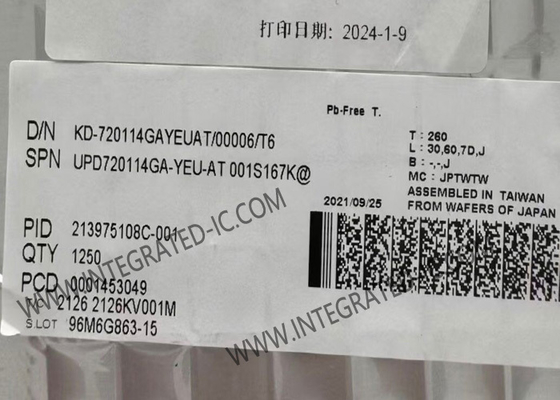 UPD720114GA एकीकृत सर्किट चिप ECOUSB यूएसबी 2.0 हब नियंत्रक TQFP48 यूएसबी हब नियंत्रक