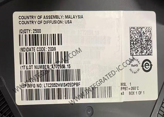 LTC2052HVIS इंटीग्रेटेड सर्किट चिप ऑपरेशनल एम्पलीफायर SOIC14 क्वाड ज़ीरो ड्रिफ्ट ऑप एम्प्स