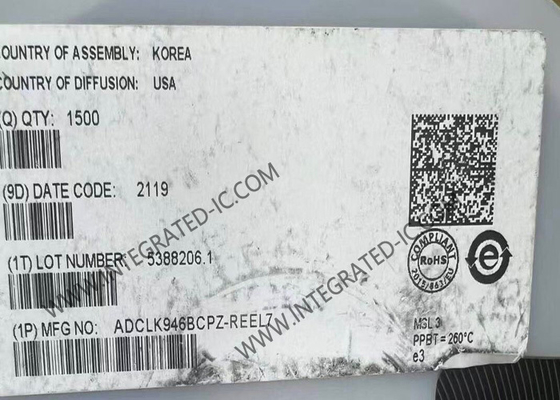 ADCLK946BCPZ इंटीग्रेटेड सर्किट चिप छह LVPECL आउटपुट SiGe क्लॉक फैनआउट बफर