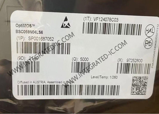 BSC059N04LS6 इंटीग्रेटेड सर्किट चिप 40V OptiMOS 6 पावर MOSFET ट्रांजिस्टर