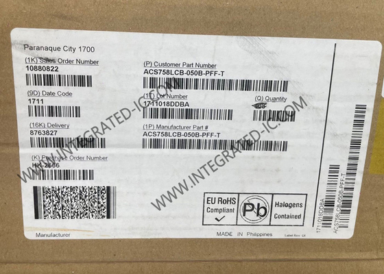 सेंसर आईसी ACS758LCB-050B-PFF-T 3V ऑटोमोटिव हॉल प्रभाव वर्तमान सेंसर आईसी