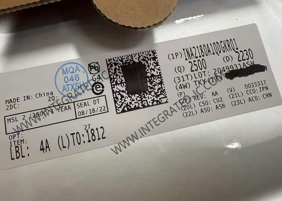 आईएनए2180ए1क्यूडीजीकेआरक्यू1 इंटीग्रेटेड सर्किट चिप 350kHz करंट सेंस एम्पलीफायर वीएसएसओपी8