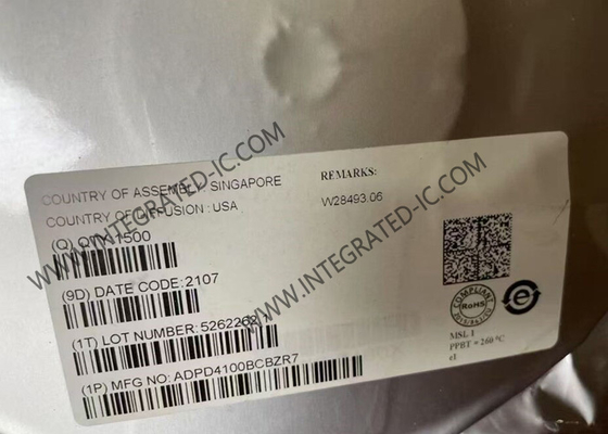 ADPD4100BCBZR7 एकीकृत सर्किट चिप मल्टीमोडल सेंसर फ्रंट एंड 10μA ऑप्टिकल एएफई