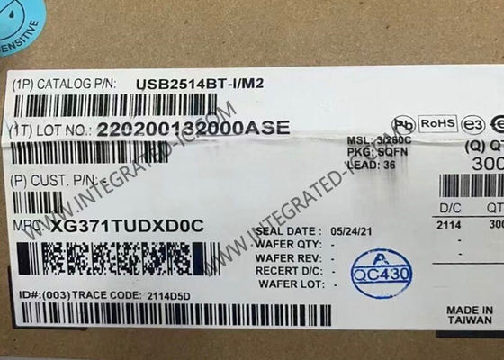 USB2514BT-I/M2 इंटीग्रेटेड सर्किट चिप 4-पोर्ट USB 2.0 हाई-स्पीड हब कंट्रोलर SQFN36