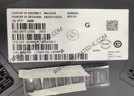 LTC6811IG-1 एकीकृत सर्किट चिप बहुकोशिकीय बैटरी मॉनिटर डेज़ी चेन इंटरफ़ेस के साथ