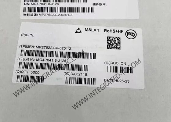 MP2762AGV-0201-Z इंटीग्रेटेड सर्किट चिप 6A डुअल-फेज NVDC बक-बूस्ट चार्जर जिसमें इंटीग्रेटेड FET और OTG शामिल हैं