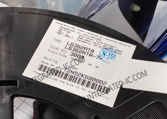 L6362ATR इंटीग्रेटेड सर्किट चिप IO-Link कम्युनिकेशन ट्रांससीवर डिवाइस IC VFDFPN12