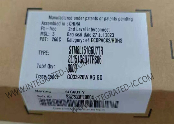 STM8L151G6U7TR माइक्रोकंट्रोलर MCU 8-बिट 16MHz STM8L एनर्जीलाइट माइक्रोकंट्रोलर IC 28-UFQFPN