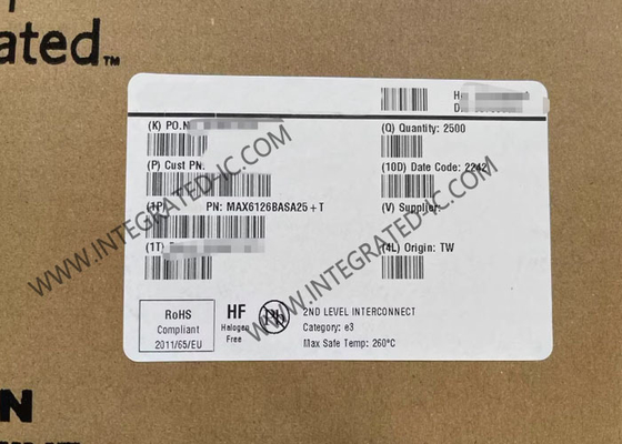 MAX6126BASA25 इंटीग्रेटेड सर्किट चिप लो-ड्रॉपआउट सीरीज़ वोल्टेज रेफरेंस आईसी SOIC8