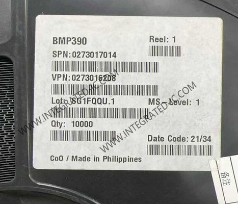 सेंसर आईसी BMP390 उच्च प्रदर्शन डिजिटल दबाव सेंसर 10-LGA