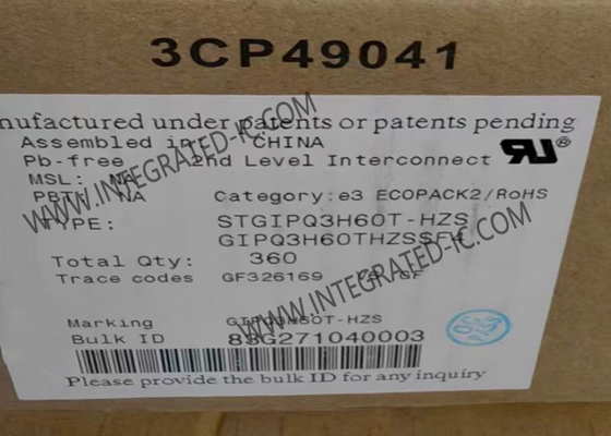 STGIPQ3H60T-HZ ऑटोमोटिव IGBT मॉड्यूल 3A 600V 3-फेज इन्वर्टर ब्रिज IGBT मॉड्यूल