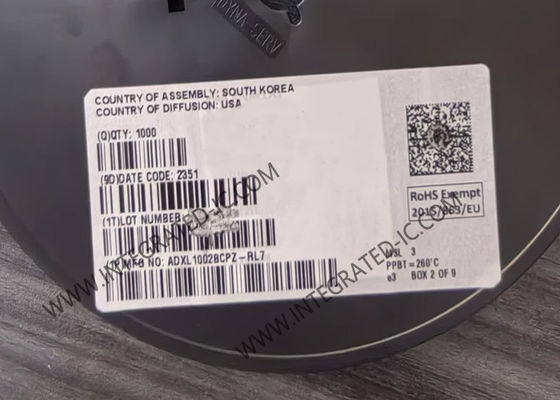सेंसर आईसी ADXL1002BCPZ 21kHz कम शोर उच्च आवृत्ति MEMS त्वरकमीटर