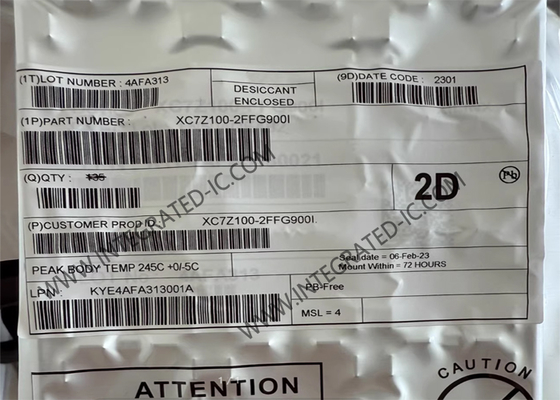 XC7Z100-2FFG900I फील्ड प्रोग्राम करने योग्य गेट सरणी उच्च प्रदर्शन SoC FPGA IC FBGA900