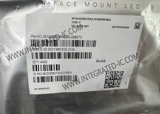 APGA1602SEC/E/KA इंटीग्रेटेड सर्किट चिप राइट एंगल एसएमडी चिप एलईडी लैंप 624nm लाल एलईडी इंडिकेशन
