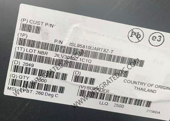 ISL95810UART8Z-T इंटीग्रेटेड सर्किट चिप कम शोर सिंगल डिजिटली कंट्रोल्ड पोटेंशियोमीटर