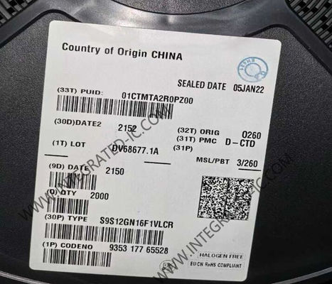 S9S12GN16F1VLCR 16-बिट एचसीएस12 माइक्रोकंट्रोलर एमसीयू 25 मेगाहर्ट्ज की गति और 16 केबी प्रोग्राम मेमोरी के साथ LQFP32 पैकेज में