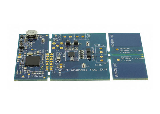 FDC2214EVM Embedded Solutions 2.7V To 3.6V Touch Capacitive Sensor Evaluation Board