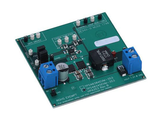 TPS40345EVM-353 एम्बेडेड समाधान TPS40345 सिंक्रोनस बक कंट्रोलर मूल्यांकन मॉड्यूल