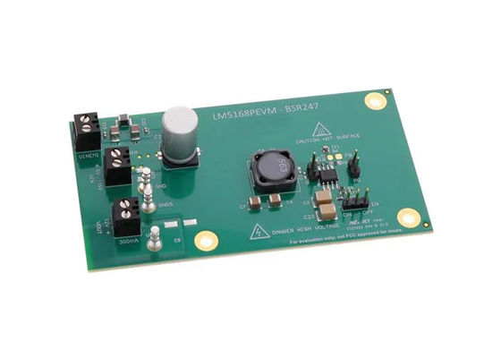 LM5168PEVM एम्बेडेड समाधान 300mA 115V DC/DC बक रेगुलेटर मूल्यांकन बोर्ड
