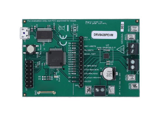 DRV8428EVM एम्बेडेड समाधान DRV8428 STEP/DIR नियंत्रण इंटरफ़ेस स्टेपर मोटर ड्राइवर बोर्ड