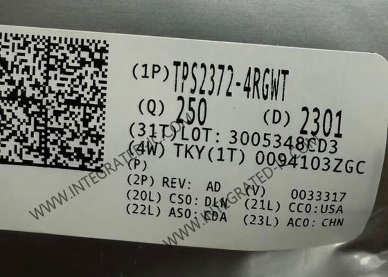 TPS2372-4RGWT इंटीग्रेटेड सर्किट चिप हाई-पावर PoE PD इंटरफ़ेस ऑटोमैटिक MPS और ऑटोक्लास के साथ