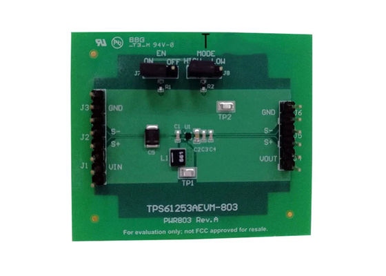 TPS61253AEVM-803 एम्बेडेड समाधान 3.5MHz 2.3V से 5.5V बूस्ट कनवर्टर मूल्यांकन मॉड्यूल