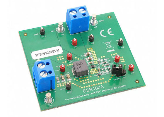 TPS563202EVM एम्बेडेड सॉल्यूशंस 3A सिंक्रोनस स्टेप डाउन कन्वर्टर मूल्यांकन मॉड्यूल