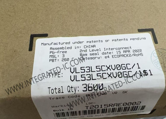 VL53L5CXV0GC सेंसर IC 2.8V से 3.3V टाइम ऑफ़ फ़्लाइट प्रॉक्सिमिटी सेंसर