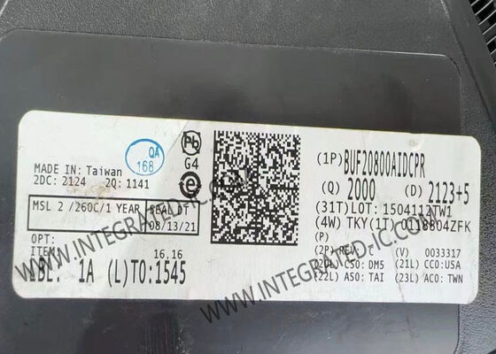 BUF20800AIDCPR Integrated Circuit Chip 18-Channel Gamma Voltage Generator with 10-bit Resolution and Programmable Vcom Channels