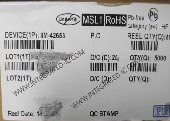 आईआईएम-42653 सेंसर आईसी 6-अक्ष स्मार्ट इंडस्ट्रियल मोशन ट्रैकिंग एमईएमएस डिवाइस एलजीए-14