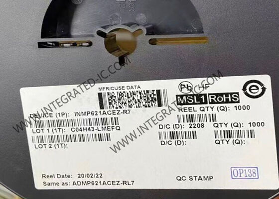 INMP621ACEZ सेंसर आईसी कम पावर बॉटम पोर्ट ओम्निडायरेक्शनल एमईएमएस माइक्रोफोन
