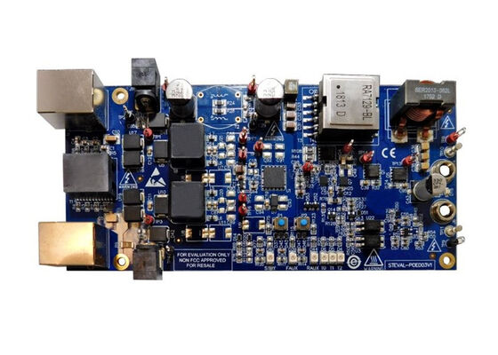 STEVAL-POE003V1 एम्बेडेड सॉल्यूशंस 5V 20A एक्टिव क्लैंप फॉरवर्ड कन्वर्टर PoE मूल्यांकन बोर्ड