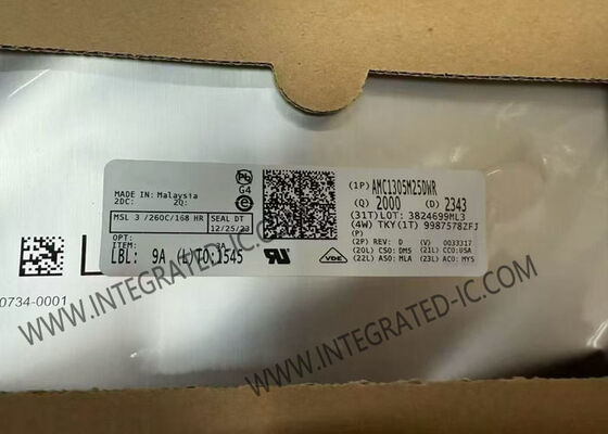 AMC1305M25DWR प्रबलित पृथक डेल्टा सिग्मा मॉड्यूलेटर एकीकृत सर्किट चिप 16-बिट रिज़ॉल्यूशन और 78k सैंपलिंग दर के साथ