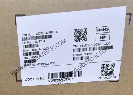 GD32F427RET6 माइक्रोकंट्रोलर MCU एकल परिशुद्धता 32-बिट 200MHz 2.6V से 3.6V माइक्रोकंट्रोलर
